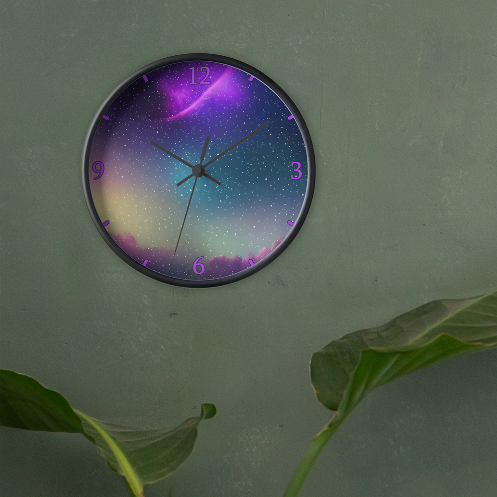 Space wall clock