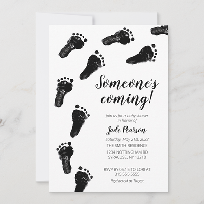 Zazzle - Mockup - Baby Footprints Gender Neutral Baby Shower Invite.png