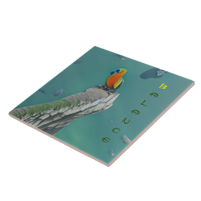 Zazzle - Mockup - Decorative Tile, Balance! Sea Parrot & Fishes Tile.png