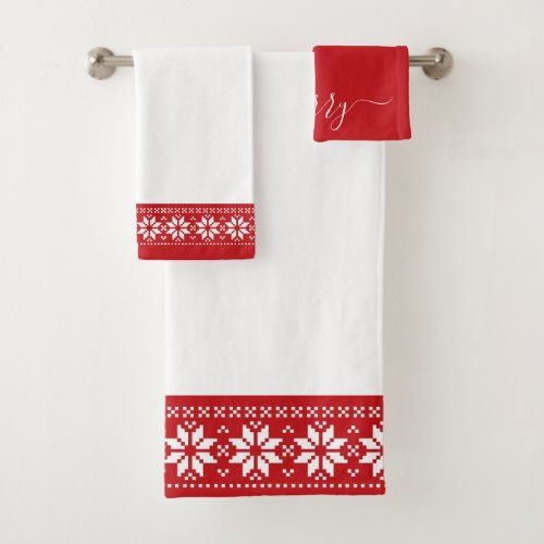 festive_red_white_scandinavian_pattern_christmas_bath_towel_set-1.jpeg