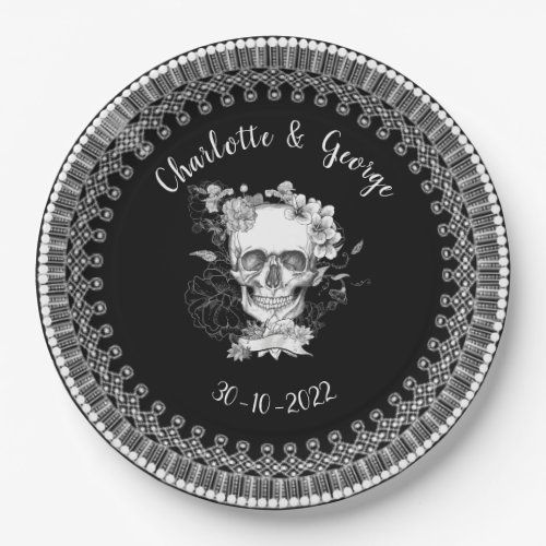 black_white_lace_floral_skull_halloween_wedding_paper_plates-r9d54e34780324cbfbf767a556597a9cc_zkbhg_1024.jpeg
