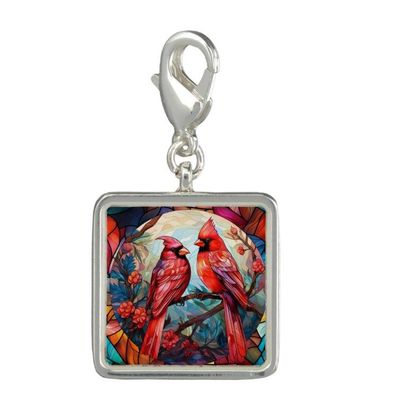 Cardinal Bird Charm