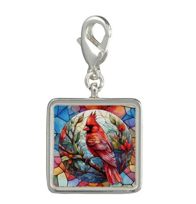 Cardinal Bird Charm
