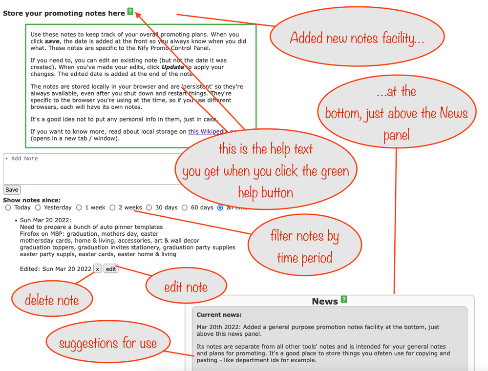 Helping you get and stay organized with your promoting