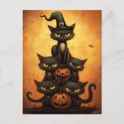 halloween_black_cats_sitting_on_pumpkins_postcard-rb0fca37ddc1b4f8992deaeab92484b35_qdey1_1024