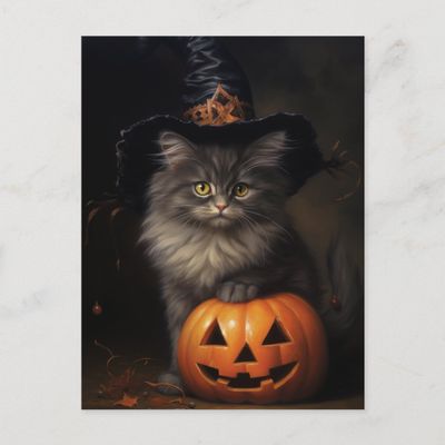 cute_kitten_with_pumpkin_victorian_halloween_holiday_postcard-rd1af217e8e7b452baff65542b6022f2e_qdey1_1024