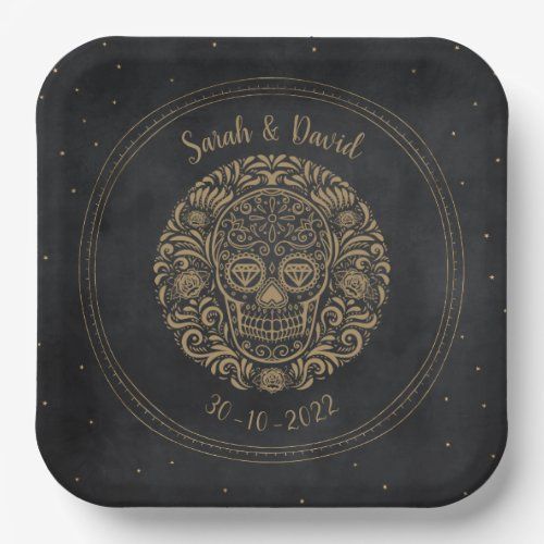 celestial_black_gold_floral_skull_halloween_paper_plates-rbf0f9b0067e04a68a99f70b122a10156_cmzdx_1024.jpeg
