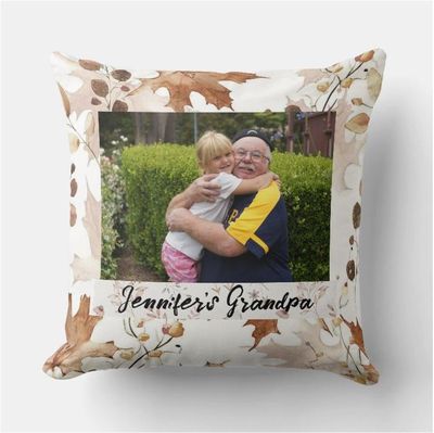 Personalized Grandpa Pillow